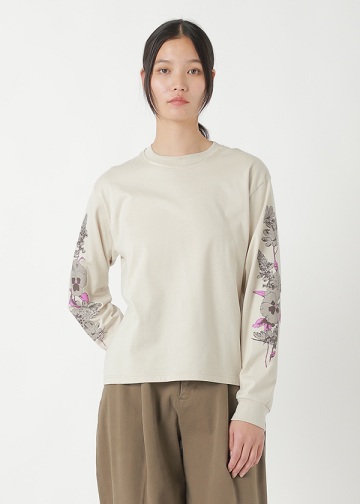 <��s�\��> ZUCCa / FLOWER SLEEVE T / �g�b�v�X