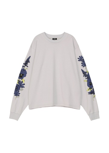 <��s�\��> ZUCCa / FLOWER SLEEVE T / �g�b�v�X