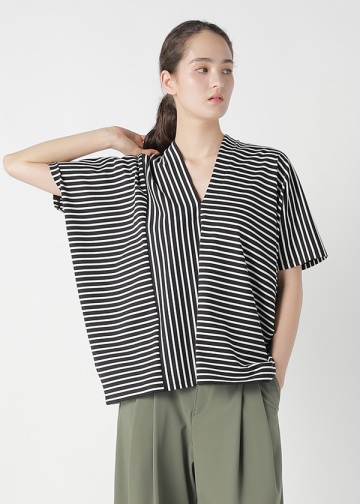 ZUCCa / CENTER STRIPE JERSEY / �J�b�g�\�[
