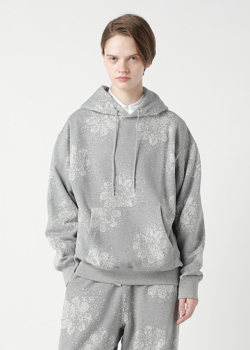 ZUCCa / FLOWER JACQUARD SWEATSHIRT / �t�[�f�B�[