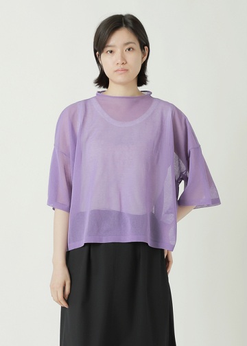 <��s�\��> ZUCCa / SHEER KNIT / �v���I�[�o�[