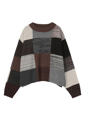 <��s�\��> ZUCCa / COLOR BLOCK KNIT / �g�b�v�X