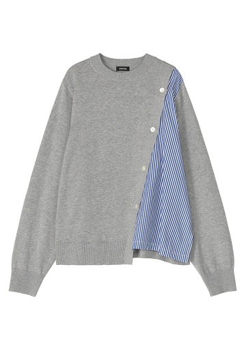 ZUCCa / SHIRT DOCKING KNIT / �j�b�g