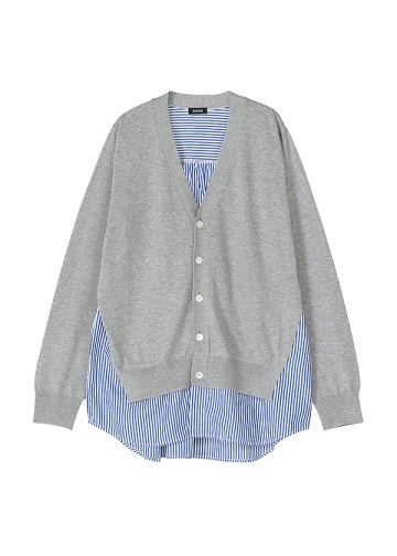 <��s�\��> ZUCCa / SHIRT DOCKING KNIT / �J�[�f�B�K��