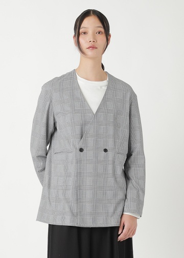 <��s�\��> ZUCCa / GLEN CHECK JERSEY / �W���P�b�g