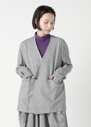 ZUCCa / GLEN CHECK JERSEY / �W���P�b�g