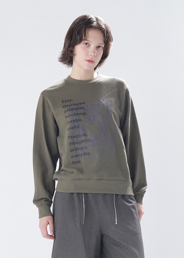 <��s�\��> ZUCCa / TOOLS EMBROIDERY SWEATSHIRT / �g�b�v�X