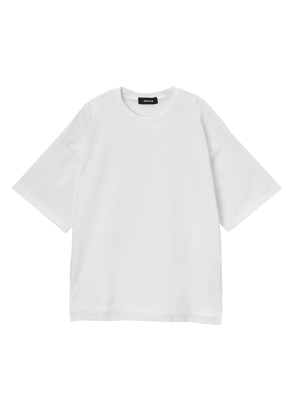 ZUCCa / メンズ スリットT / Tシャツ 白