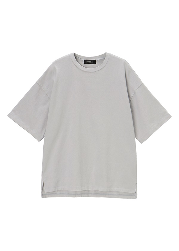 ZUCCa / メンズ スリットT / Tシャツ シルバーグレー
