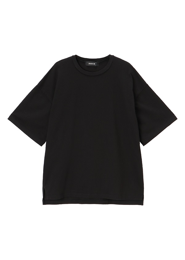 ZUCCa / メンズ スリットT / Tシャツ 黒