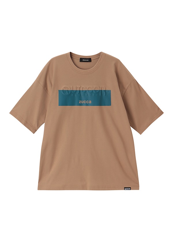 ZUCCa / メンズ OUTDOOR PRODUCTS × ZUCCa エンボスTシャツ / Tシャツ ブルー