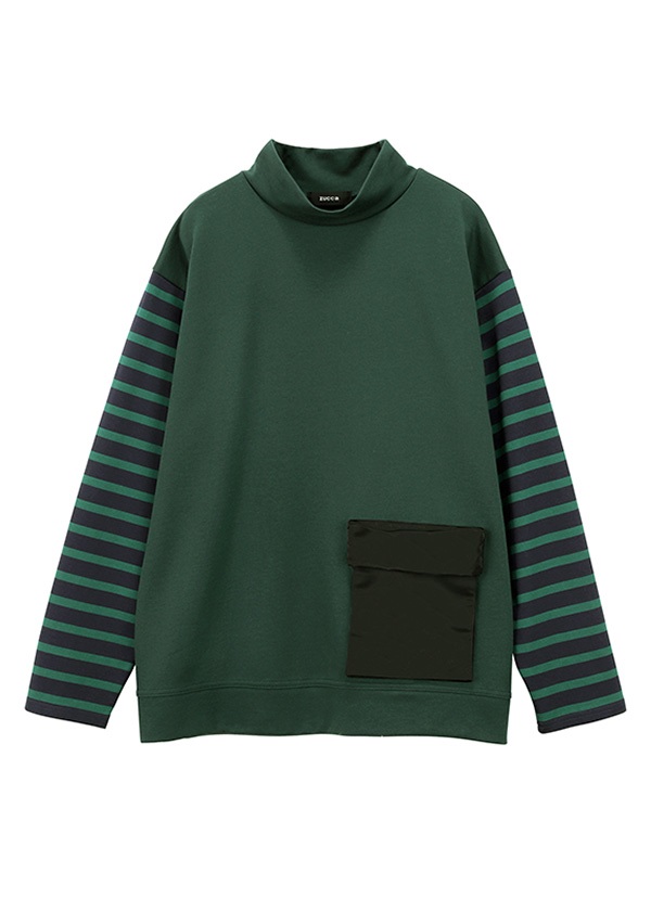 Zucca メンズ ドッキングボーダー トップス M Green 10 Men S Tops A Net Online Store