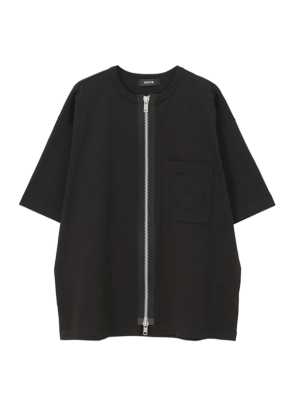 ZUCCa / メンズ ZIPジャージィー / Tシャツ(XS white(01)): CABANE de 