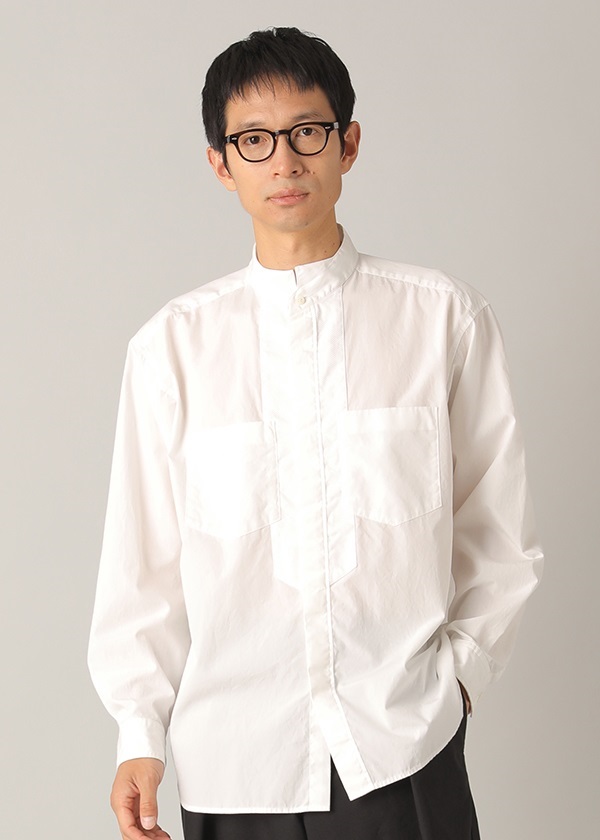ZUCCa / S メンズ コットンブロード / ブラウス(M white(01)): SALE| A 