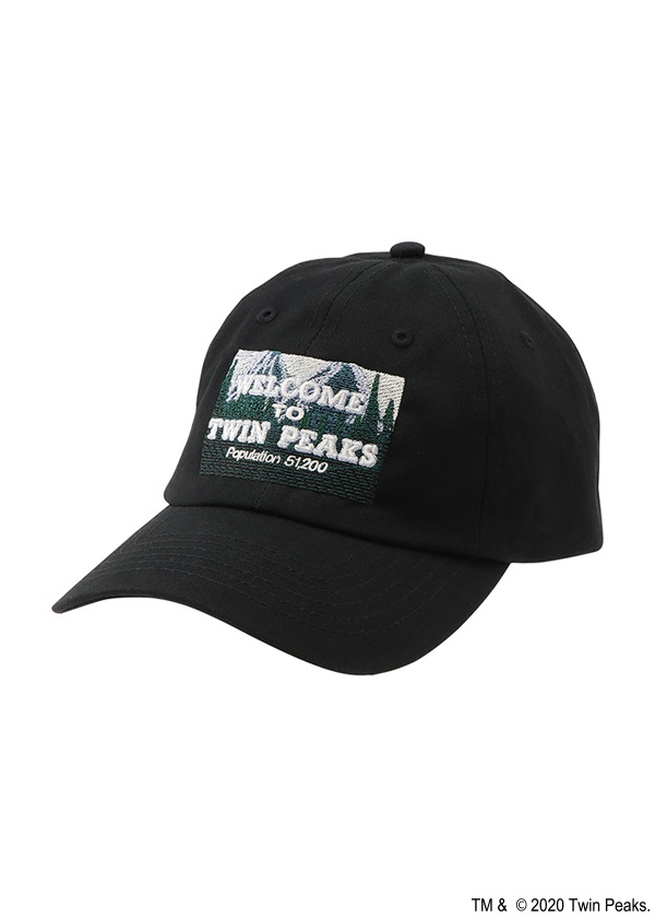 ネ・ネット / PO TP WELCOME TO TWINPEAKS CAP / キャップ 黒