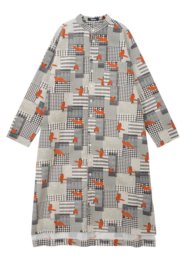 ネ ネット キツネチェック ワンピース ネ ネット キツネチェック ワンピース Dresslova Com