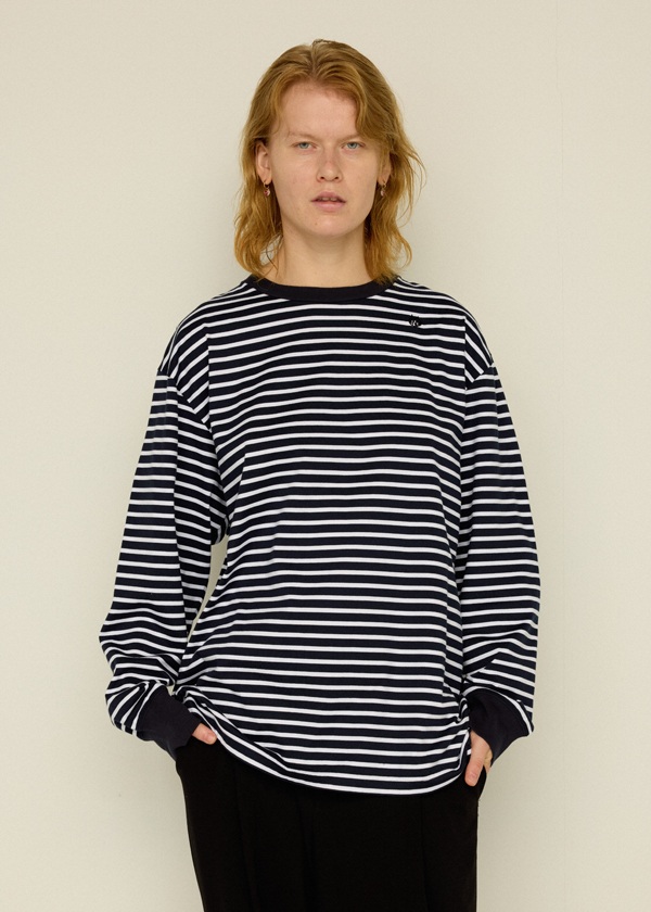 NYA- / BASIC STRIPED T / OX[uTVc