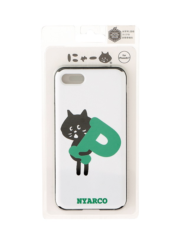 にゃー 渋谷pにゃーミラーphoneケース スマホケース White 01 Goods Humor ユーモア