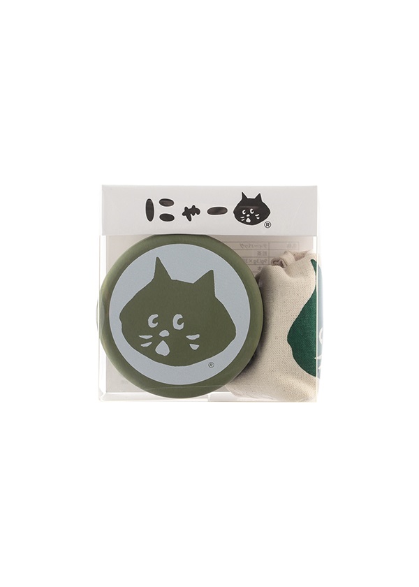 にゃー / にゃーお茶こもの / お茶缶 グリーン