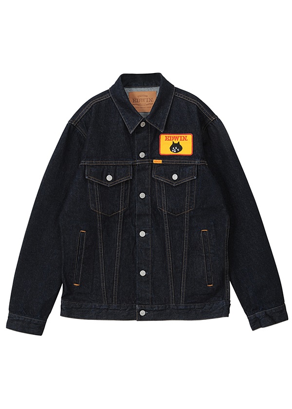 にゃー / にゃーとEDWINのGジャン / ブルゾン ネイビー