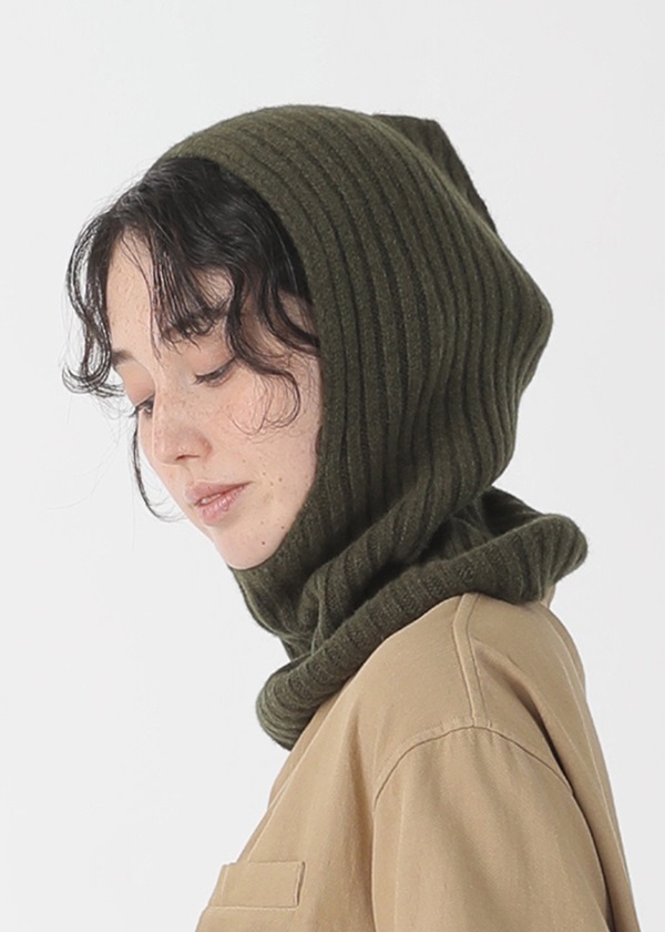 【当店限定販売】 Plantation / S NZウールアクセサリー / バラクラバ(- khaki(09 小物