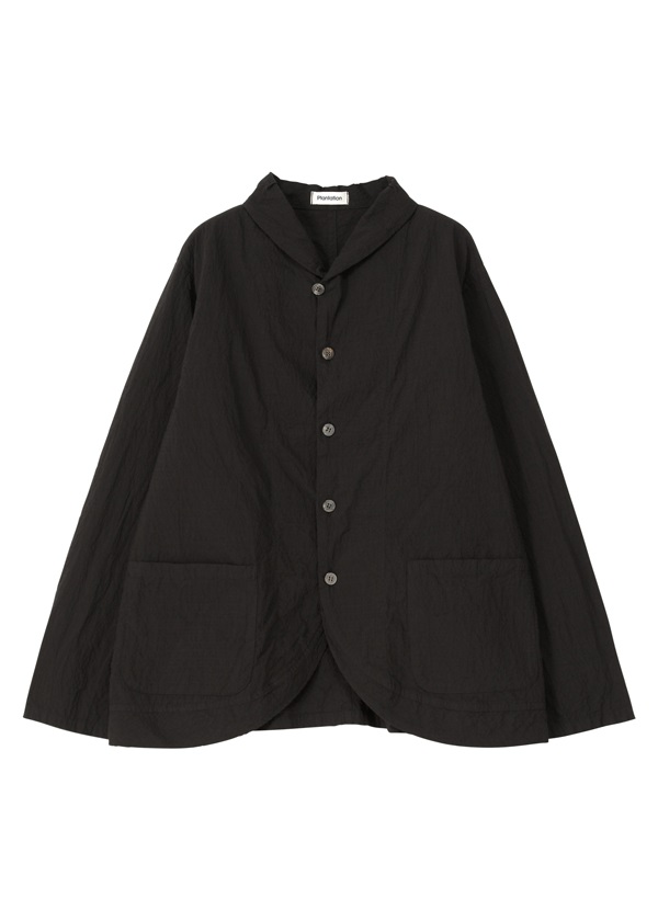 Plantation シュリンクブロードシャツ　黒 Plantation シュリンクブロードシャツ黒