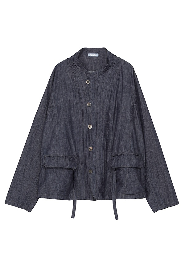 Plantation / BIZENピンタックデニム / ジャケット(XL navy(13