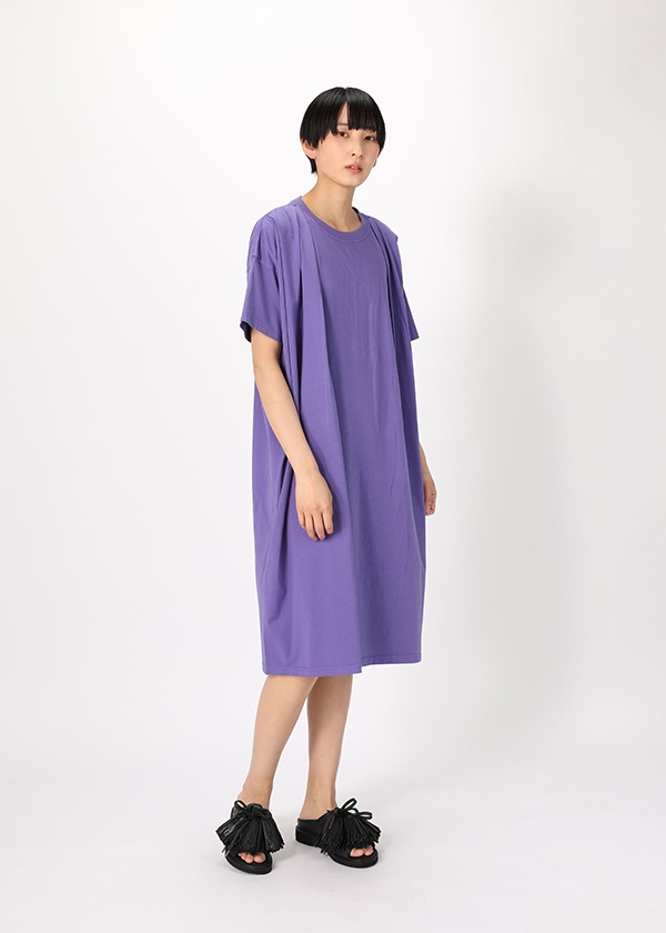 Zucca O タックジャージー ワンピース M Purple 15 Sale Humor ユーモア