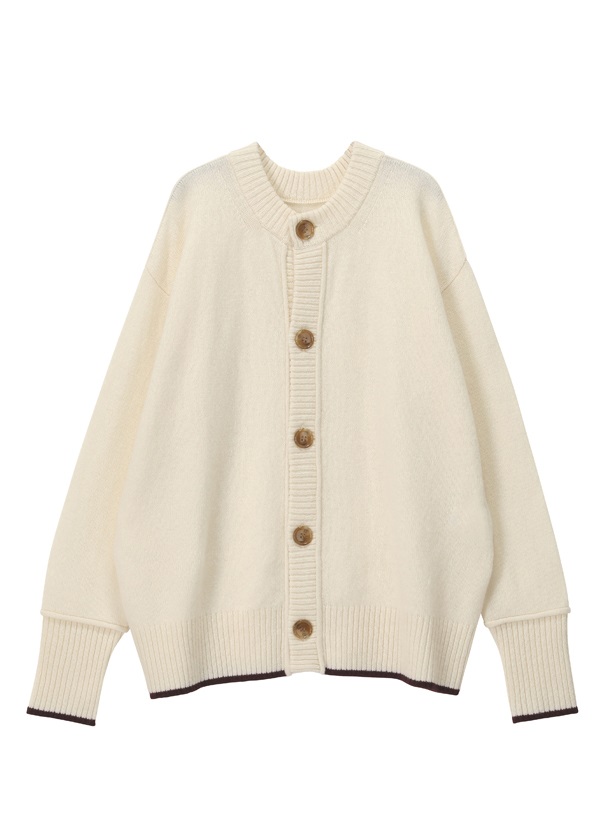 スマートスクラブス 【新品・未使用】ZUCCA水玉ニットカーディガンM