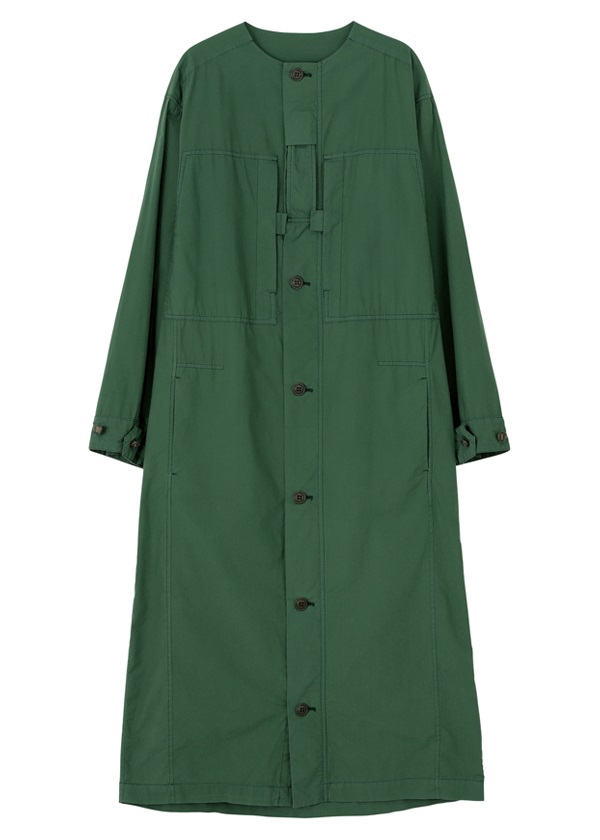 ZUCCa / S コットンリップストップ / ワンピース(M green(10)): SALE 