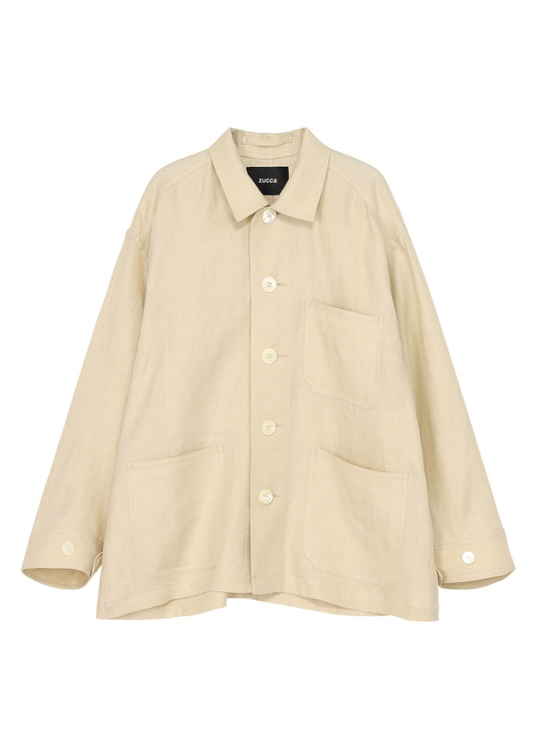 ZUCCa / S LINEN TWILL / シャツ(M beige(03)): SALE| A-net ONLINE STORE