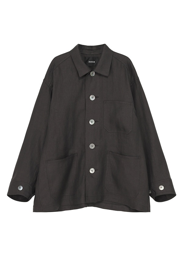 ZUCCa / PO LINEN TWILL / シャツ(M blue(12)): ZUCCa| A-net ONLINE STORE