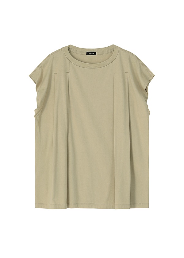 先行予約> ZUCCa / TUCK JERSEY / カットソー(M beige(03)): ZUCCa| A