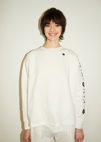 NYA- / PRINTED SLEEVE T / OX[uTVc