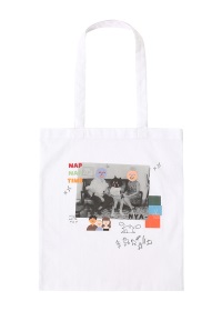 NYA- / COLLAGE TOTE BAG / g[gobO