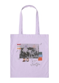 NYA- / COLLAGE TOTE BAG / g[gobO