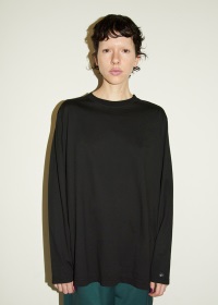 デパート 送料無料 T L/S BASIC / NYA- / black(26 ロングスリーブTシャツ(03 トップス