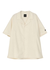 NYA- / OPEN COLLAR SHIRT / �n�[�t�X���[�u�V���c