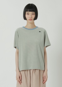 <��s�\��> NYA- / VELOUR STRIPED T / T�V���c