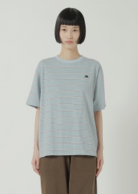 <��s�\��> NYA- / MULTI STRIPED T / T�V���c