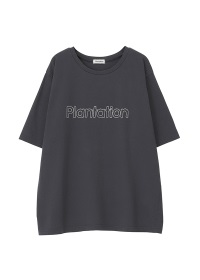 Plantation / (B)ロゴステッチ-T / カットソー