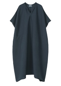 美品‼️ プランテーション　24年夏涼しさ際立つYOORYUUワンピース　濃紺 Plantation / COLOR YOORYUU SORA / ワンピース(M navy(13