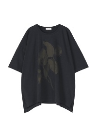 先行予約> Plantation / ブラッシュフラワーT / Tシャツ(L navy(13