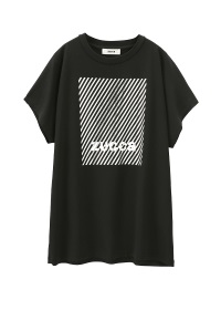 ZUCCa / S ストライプロゴT / Tシャツ