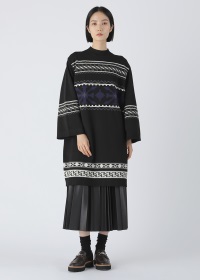 ZUCCa / (O) カウチンニット / ワンピース(M black(26)): SALE