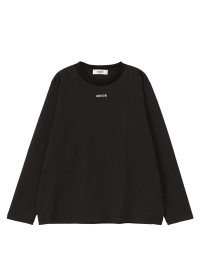 ZUCCa / LOGO刺繍T LS / カットソー(M black(26)): ZUCCa| A-net
