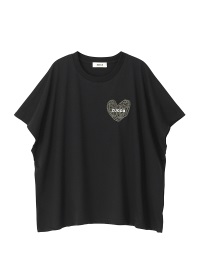 ZUCCa / ハートロゴT / Tシャツ(M charcoal gray(25)): ZUCCa| A