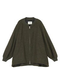 ZUCCa / PO PWツイード / ブルゾン(M khaki(09)): ZUCCa| A-net ONLINE