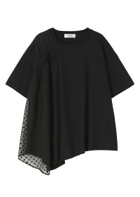 ZUCCa オパールドット ジャージィー ZUCCa / オパールドットジャージィー / カットソー(M black(26