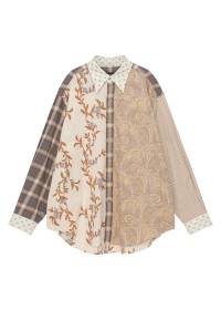 Zuukaページ 先行予約> ZUCCa / DOCKING PIECE DYE / シャツ(M beige(03)): ZUCCa